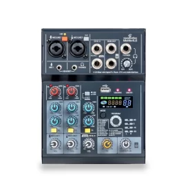 Soundsation MioMix-4LS 4-канальный аналоговый микшер, FX, MP3, Bluetooth