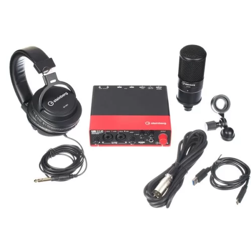 Steinberg UR22C Red Recording Pack Комплект для звукозаписи