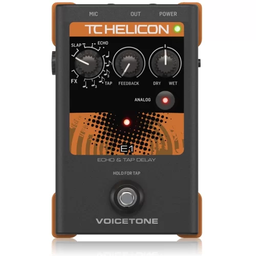 TC HELICON VOICETONE E1 Вокальная педаль эффектов эхо и задержки