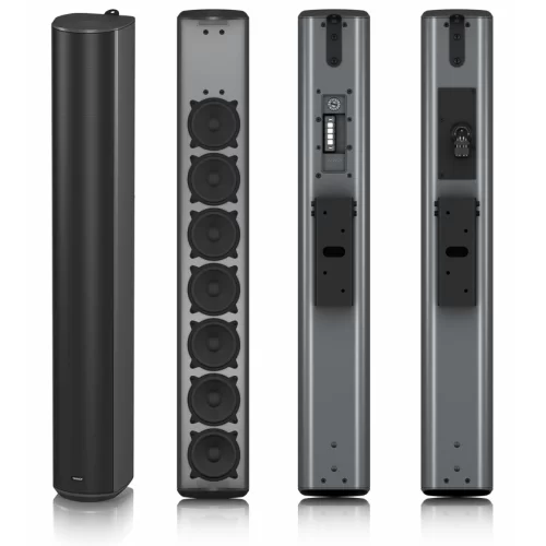 Tannoy VLS 15 EN54 Пассивная звуковая колонна, 150 Вт. - 12 Ом., 150/75/37,5/19 Вт. - 70/100 В, 7x3,5"+8x1", IP65