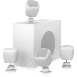 Tannoy SAT SUB 4PACK-WH Комплект настенный сабвуфер 6,5" и 4 сателлита 2,5",0/100B-80Вт, 120Вт/8Ом