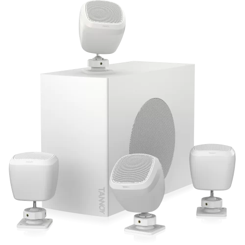 Tannoy SAT SUB 4PACK-WH Комплект настенный сабвуфер 6,5" и 4 сателлита 2,5",0/100B-80Вт, 120Вт/8Ом