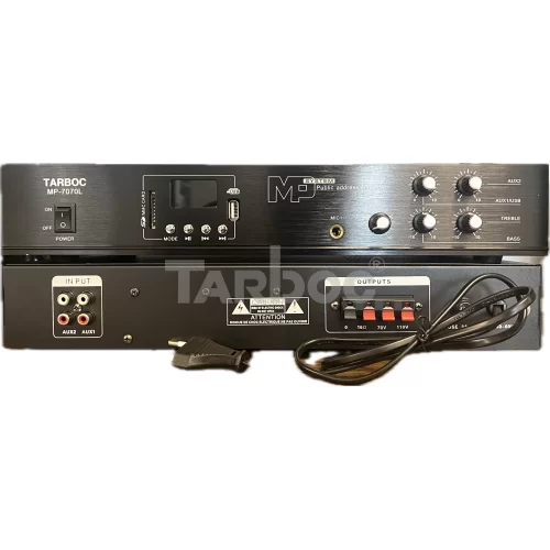 Tarboc MP-7070 Трансляционный микшер-усилитель, 70 Вт., MP3, FM, Bluetooth