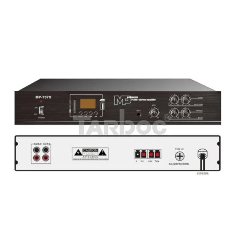 Tarboc MP-7070L Трансляционный микшер-усилитель, 70 Вт., MP3, FM, Bluetooth