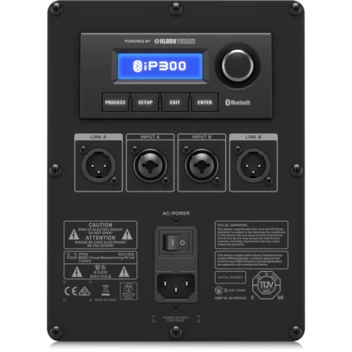 Turbosound iP300 Активная АС, 600 Вт., 6,5"+4х2", Bluetooth