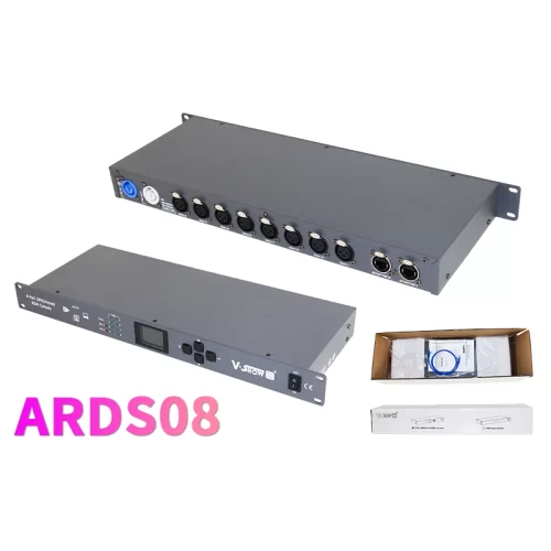 V-Show ARDS08 Конвертер DMX-ArtNET, 2x8, RDM, sACN