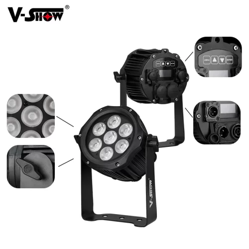 V-Show P7 Прожектор LED PAR, 7x10 Вт., RGBW, IP65