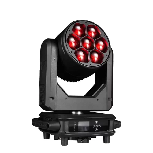 V-Show R740L Вращающаяся голова Wash, 7x40 Вт., RGBW