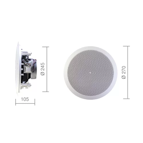 Volta CSL-20T Потолочный громкоговоритель, 20 Вт., 8"