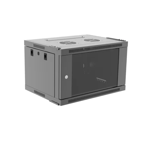 Wize Pro W6U45QSR Настенный рэковый шкаф, 6U