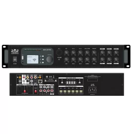 SVS Audiotechnik MSA-250 PRO Трансляционный микшер-усилитель, 250 Вт., MP3, Bluetooth, потоковое аудио