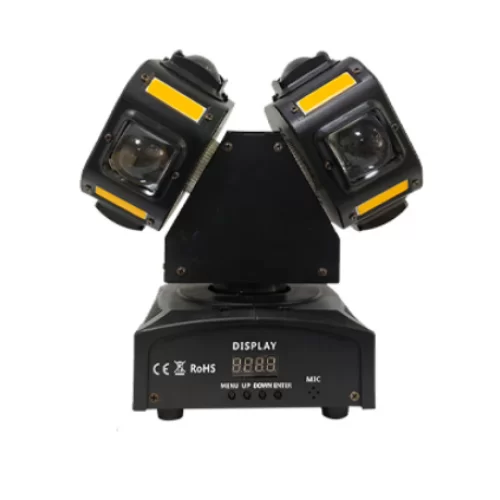 XLine Light LED 2 Gecko Вращающийся световой эффект, 8х10 Вт. RGBW, стробоскоп, лазер