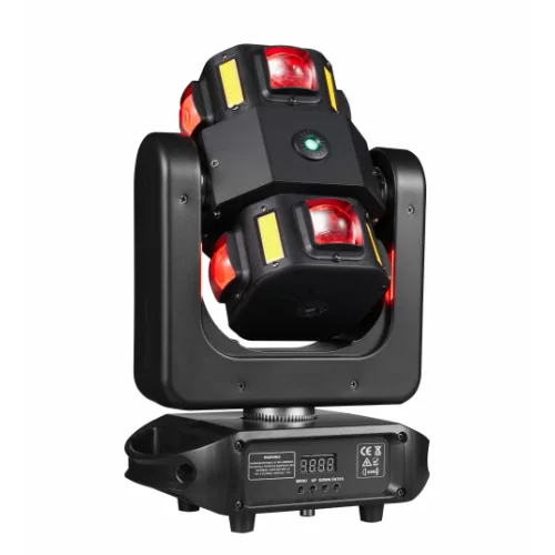 XLine Light LED Wind Fire Вращающийся световой эффект, 8х10 Вт. RGBW, стробоскоп, лазер