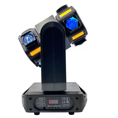 XLine Light LED Wind Fire Вращающийся световой эффект, 8х10 Вт. RGBW, стробоскоп, лазер