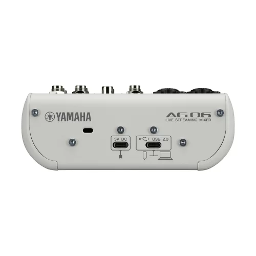 Yamaha AG06MK2 White 6-канальный микшер с USB-аудиоинтерфейсом