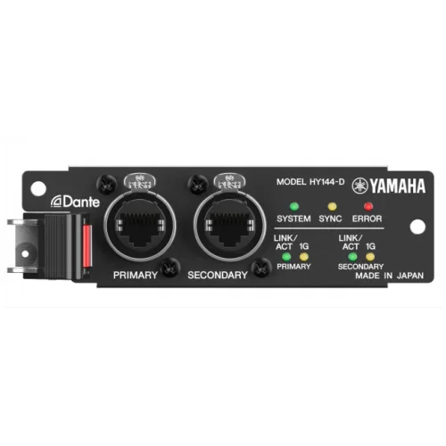 Yamaha HY144-D Карта расширения Dante, 144x144