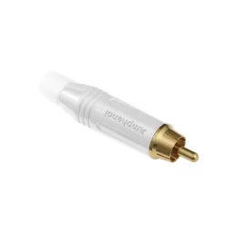 Amphenol ACPR-WHT Кабельный разъем RCA, M серия,"папа"