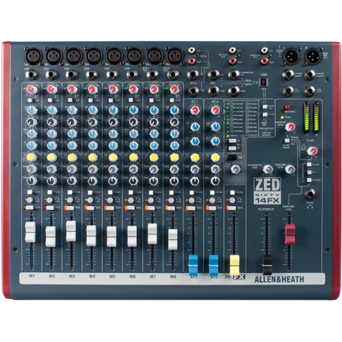 Allen & Heath ZED60-14FX 14-канальный аналоговый микшер, FX