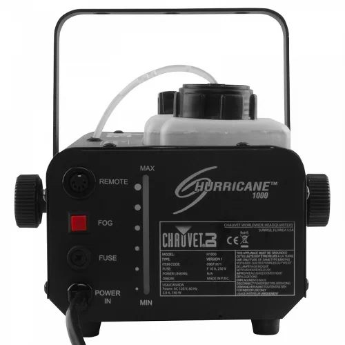 Chauvet-DJ Hurricane 1000 Генератор дыма 1000 Вт.