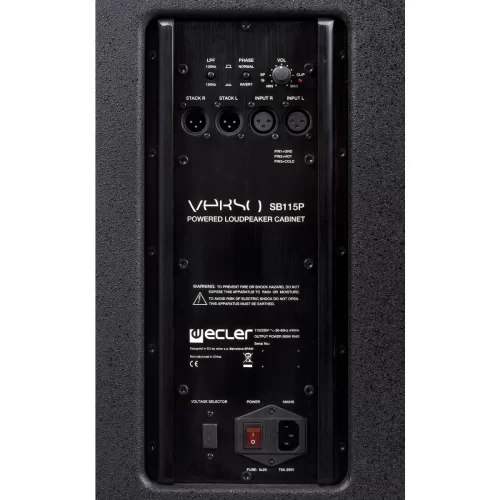Ecler VERSOSB115P Активный сабвуфер, 500 Вт., 15"