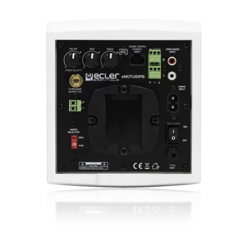 Ecler eMOTUS5PBWH Пара настенных АС, 2х25 Вт, 5"
