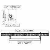 Elation ELED Strip RGBW Светодиодная панель, RGBW, 64х1 Вт.