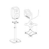 Genelec 8260-415B Напольная стойка для мониторов с резьбой 3/8"
