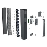 HK Audio P10j Звуковая колонна, 600 Вт., 16 Ом, 10х3", IP66