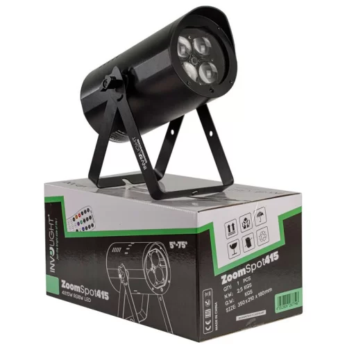Involight ZOOMSPOT415 Светодиодный прожектор 15Вт. RGBW