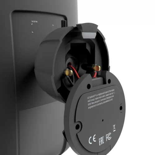 LD Systems DQOR 8 T B Всепогодная АС, 8", 120 Вт.-16 Ом; 120/70/30/15/7,5/3 Вт.- 70/100В, IP65