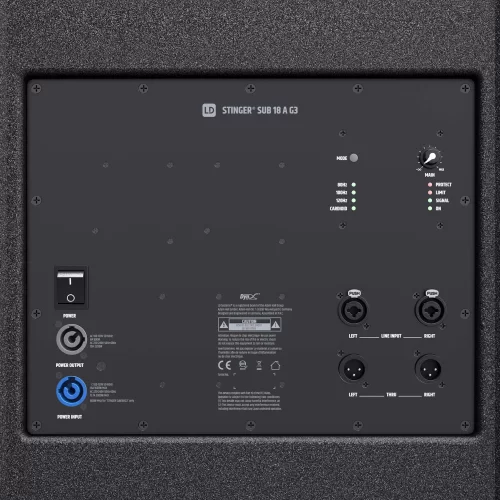 LD Systems STINGER SUB 18 A G3 Активный сабвуфер, 800 Вт., 18"