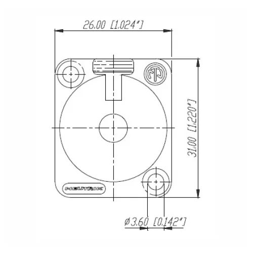 Neutrik NJ3FP6P-Bag Разъем Jack 6.3 мм "мама"
