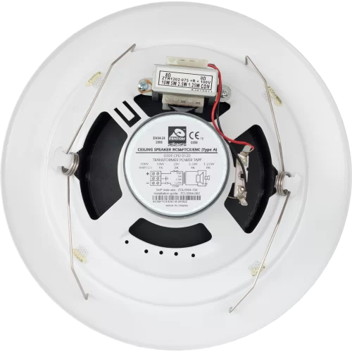 Penton RCS6FTCX/ENC Коаксиальный громкоговоритель с противопожарным колпаком 6", мощностью 10/5/2,5/1,25 Вт, 70/100В