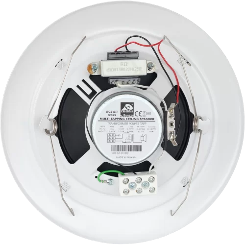 Penton RCS6/T Широкополосный громкоговоритель 6", мощностью 6/3/1,5 Вт, 70/100В, 65Гц-18,5кГц