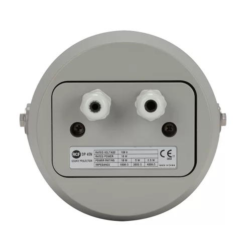 RCF DP 4EN Однонаправленный звуковой прожектор, 4", 100 В, 10/5/2,5 Вт.