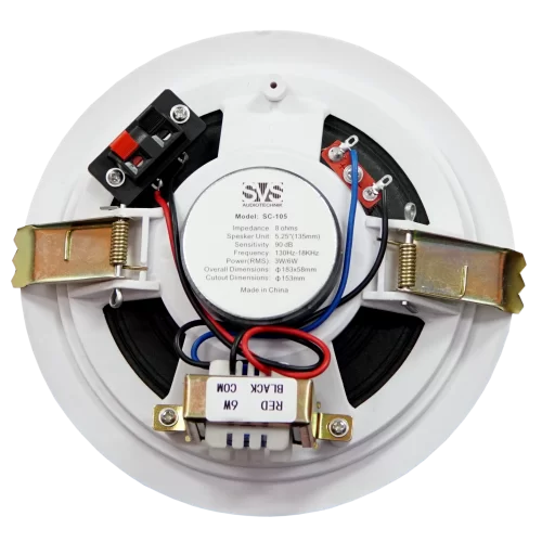 SVS Audiotechnik SC-105 Громкоговоритель потолочный 5", 3/6 Вт, 8 Ом, 70/100В, 90дБ