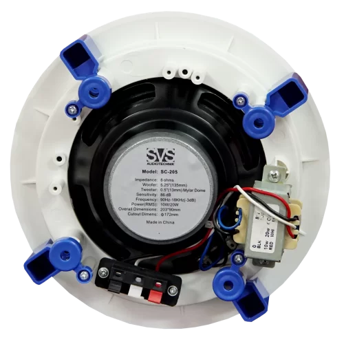 SVS Audiotechnik SC-205 Громкоговоритель потолочный 5.25", 10/20 Вт, 8 Ом, 70/100В, 91дБ