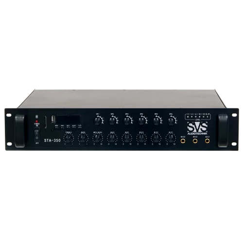 SVS Audiotechnik STA-350 Трансляционный микшер-усилитель, 350 Вт., 6 зон, МР3