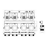 Stage4 DISCOPARSET4 30W Комплект из 4 мощных светильников на штативе c коммутацией