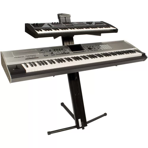 Ultimate Support AX-48ProB Клавишная стойка APEX-серии на 2 инструмента, черная