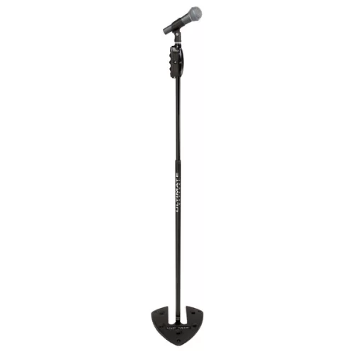 Ultimate Support LIVE-SB Стойка микрофонная прямая one-hand, цельная фигурная база, высота 113-188см, черная