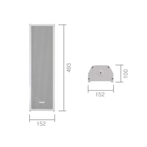 Volta OS-30T Всепогодная звуковая колонна, 30 Вт., 3х4"