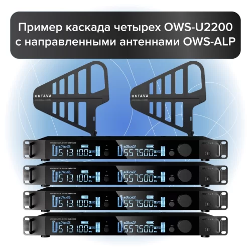 Октава OWS-U2200L03-B PRO Радиосистема с 2-мя петличными микрофонами