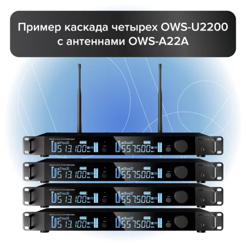Октава OWS-U2200L03-B PRO Радиосистема с 2-мя петличными микрофонами