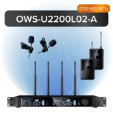 Октава OWS-U2200L02-A Радиосистема с 2-мя петличными микрофонами