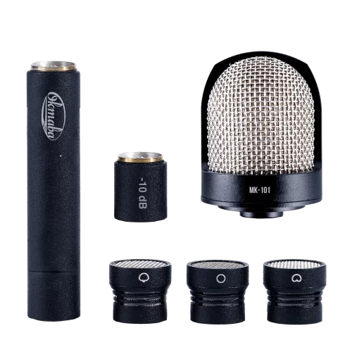 Октава МК-012-10 стереопара (черный, картонная коробка) Пара студийных микрофонов с набором капсюлей