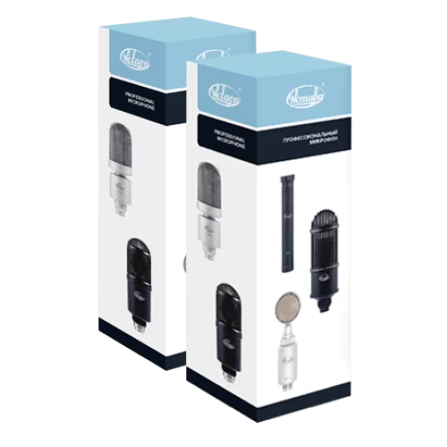 Октава МК-012-10 стереопара (черный, картонная коробка) Пара студийных микрофонов с набором капсюлей
