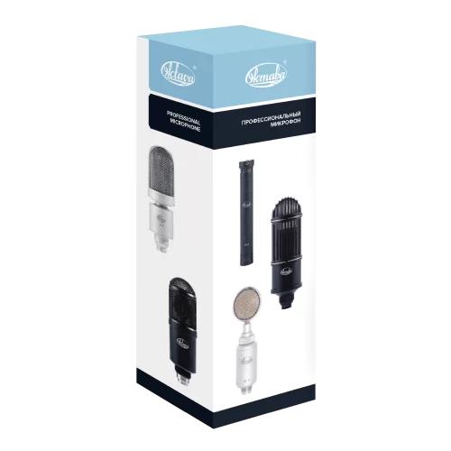 Октава МЛ-52-02 стереопара (черный, картонная коробка) Пара студийных ленточных микрофонов