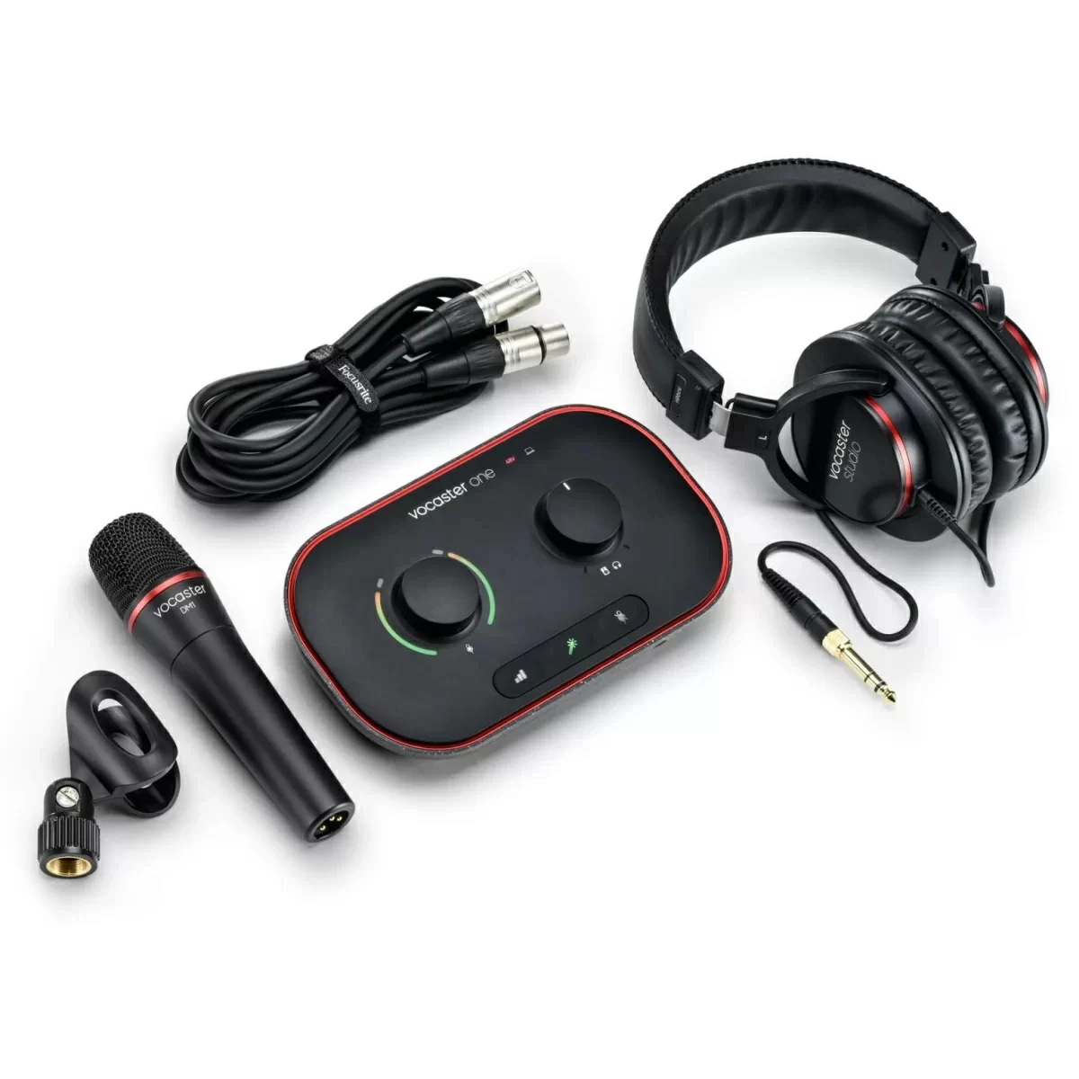 Focusrite Vocaster One Studio Podcast Set